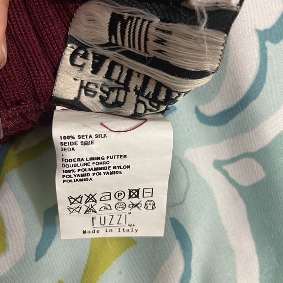 Jean Paul Gaultier Vintage 1990's Early 2000's Velvet Burn Out Dress Red XS - Picture 5 of 5